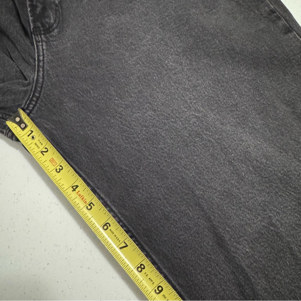 Abercrombie & Fitch The Baggy Low Rise Curve Love Black Jeans NWT Size 32 - Picture 9 of 11